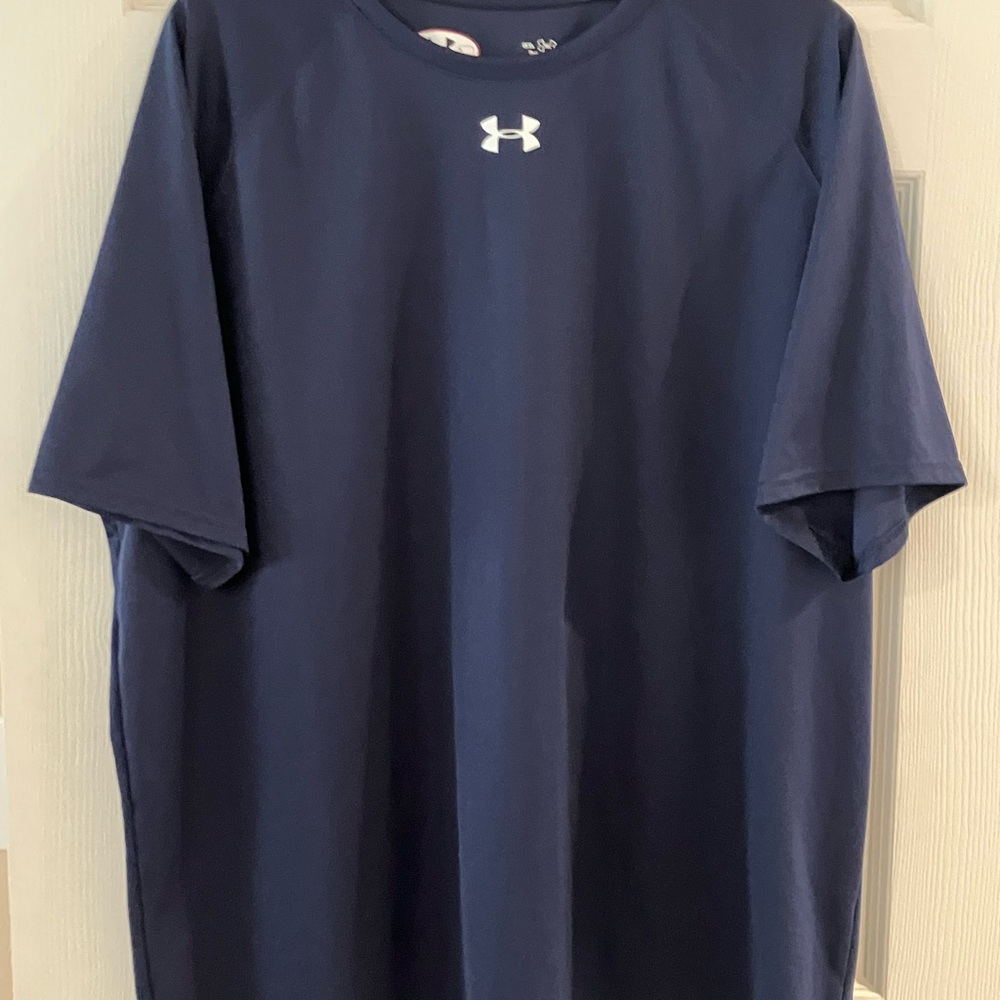 Under Armour Men's Dark Blue Short Sleeve Tee